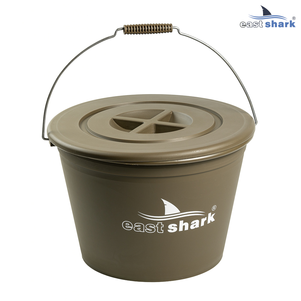 Ведро для прикормки EastShark TBA-25 25л зеленое купить,NaN