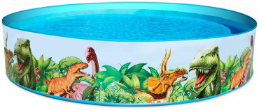 Бассейн жесткий Bestway Dinosaurous Fill 'N Fun 55001, 244x46 см