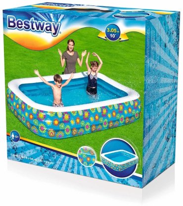 Бассейн надувной Bestway 54121, 305x183x56 см