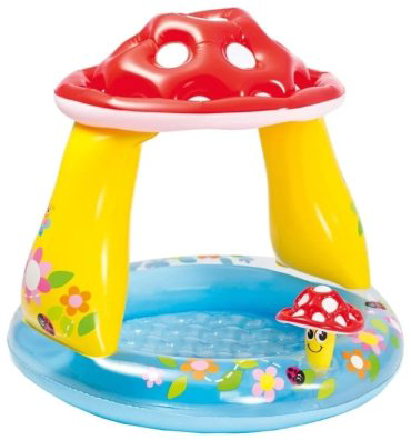 Бассейн надувной Intex Mushroom Baby 57114, 102x102x13 см