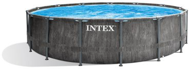 Бассейн каркасный Intex GreyWood Prism Frame Premium Pool Set 26742 NP, 457x457x122 см купить,NaN