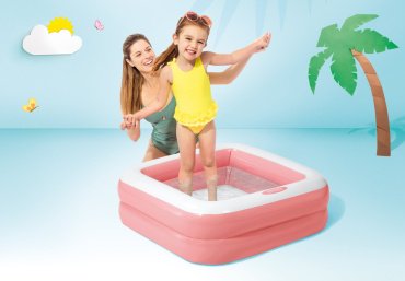 Бассейн надувной Intex 57100 NP, 86x86x25 см купить,0