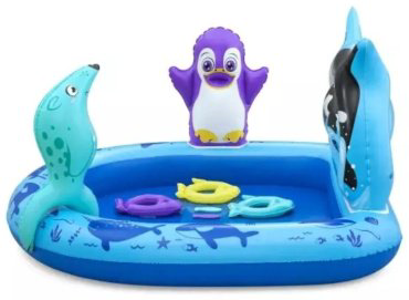 Бассейн надувной Bestway Polar Pals 53156, 134x131x20 см купить,NaN