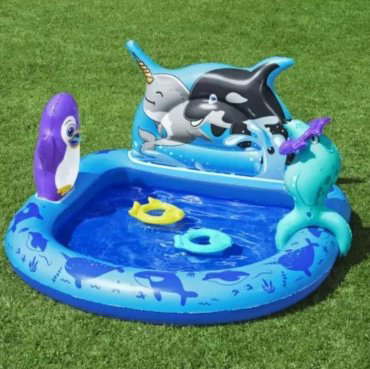 Бассейн надувной Bestway Polar Pals 53156, 134x131x20 см купить,NaN