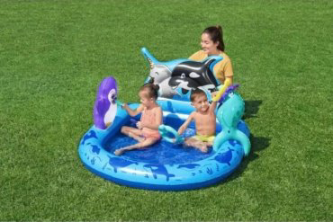 Бассейн надувной Bestway Polar Pals 53156, 134x131x20 см купить,NaN