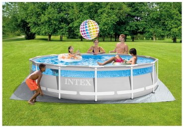 Бассейн каркасный Intex 26722 NP, 427x427x107 см - ForteMarket Бассейн каркасный Intex 26722 NP, 427x427x107 см купить,0