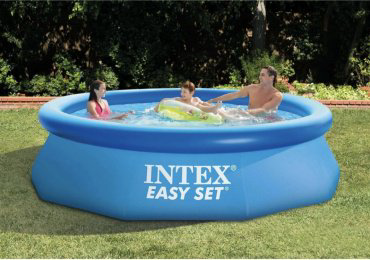 Бассейн надувной Intex Easy Set, 244x244x76 см купить,NaN