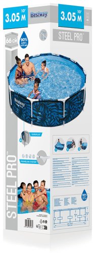 Бассейн каркасный Bestway 56985, 305x305x66 см - ForteMarket Бассейн каркасный Bestway 56985, 305x305x66 см купить,0
