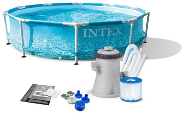 Бассейн каркасный Intex 28208 NP, 305x305x76 см