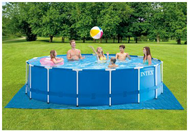 Бассейн каркасный Intex 28242 NP, 457x457x122 см купить,NaN