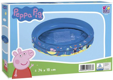 Бассейн надувной Happy people Peppa Pig 16263, 74x18 см купить,NaN