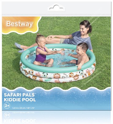 Бассейн надувной Bestway 51226, 122x122x25 см