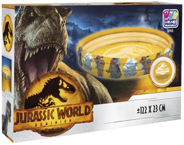 Бассейн надувной Happy people Jurassic World 16940, 122x23 см купить,NaN