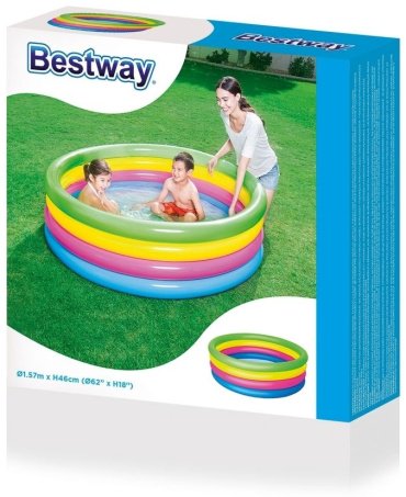 Бассейн надувной Bestway 51117 522л купить,0