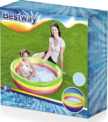 Бассейн надувной Bestway Summer Set 51104, 102x25 см купить,NaN