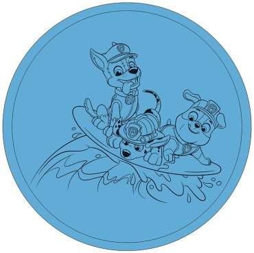 Бассейн надувной Happy people Paw Patrol 16320, 100x23 см купить,NaN