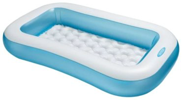 Бассейн надувной Intex Rectangular Baby 57403, 166x100x28 см купить,NaN
