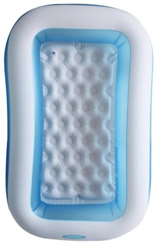 Бассейн надувной Intex Rectangular Baby 57403, 166x100x28 см купить,0