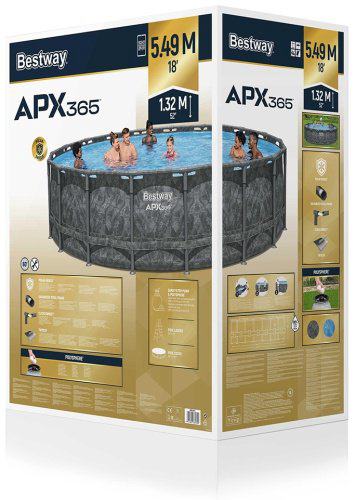 Бассейн каркасный Bestway 561KC, 549x549x132 см купить,NaN