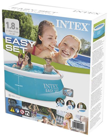 Бассейн надувной Intex 28101, 183x183x51 см