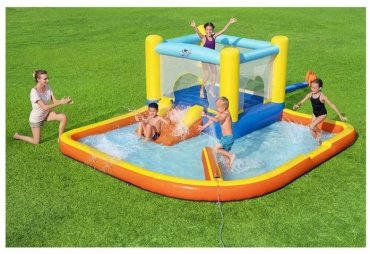 Бассейн надувной Bestway 53381, 365x340x25 см - ForteMarket Бассейн надувной Bestway 53381, 365x340x25 см купить,0
