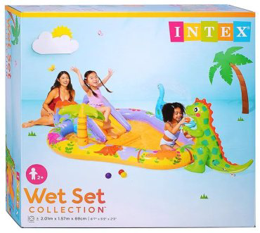 Бассейн надувной Intex Dino Park 56139, 201x157x25 см - ForteMarket Бассейн надувной Intex Dino Park 56139, 201x157x25 см купить,24299