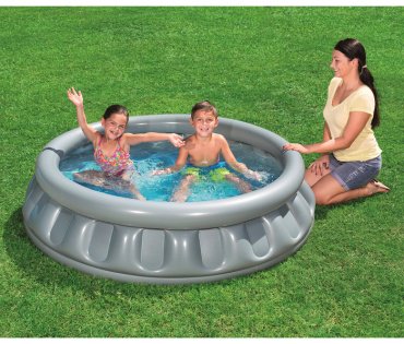 Бассейн надувной Bestway Космический корабль, 152x152x43 см купить,NaN