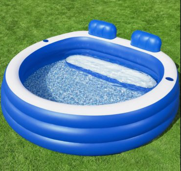 Бассейн надувной Bestway Splash Paradise , 231x219x79 см купить,NaN