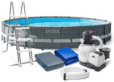 Бассейн каркасный Intex 26334 NP, 610x610x122 см