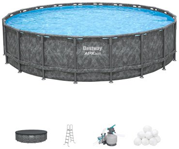 Бассейн каркасный Bestway 561JZ, 671x671x132 см