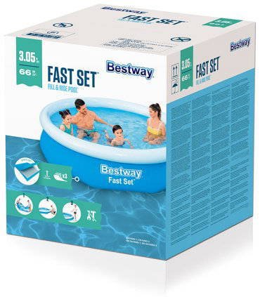 Бассейн надувной Bestway 57456 3200л купить,NaN