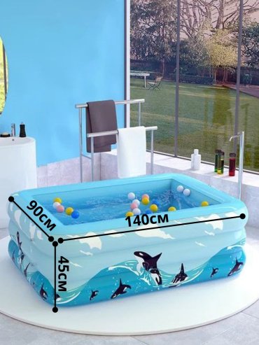 Бассейн надувной Almax BD0705, 140x90x45 см - ForteMarket Бассейн надувной Almax BD0705, 140x90x45 см купить,0