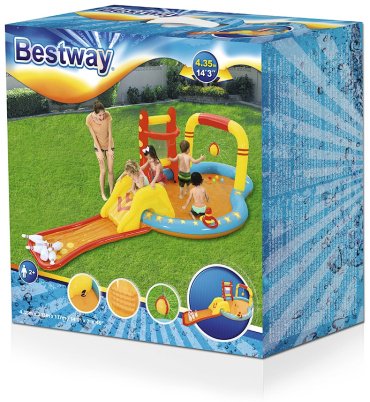 Бассейн надувной Bestway 53068, 435x213x13 см - ForteMarket Бассейн надувной Bestway 53068, 435x213x13 см купить,0