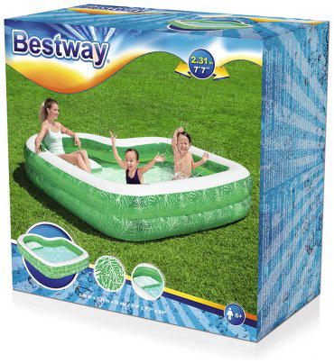 Бассейн надувной Bestway 54336, 231x231x51 см