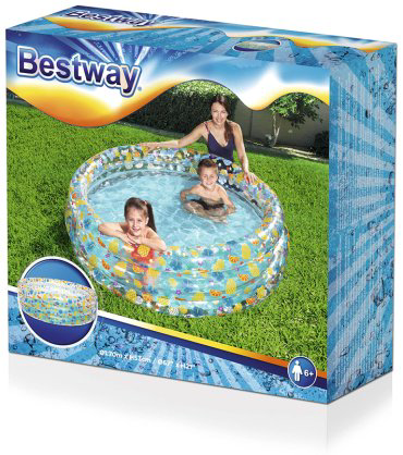 Бассейн надувной Bestway 51048, 170x53 см купить,16990