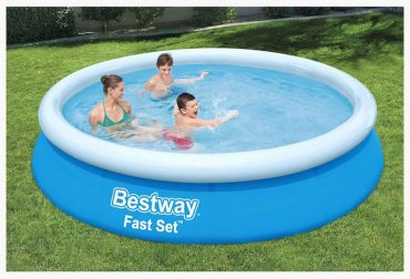 Бассейн надувной Bestway Fast Set 57274 5377л - ForteMarket Бассейн надувной Bestway Fast Set 57274 5377л купить,0