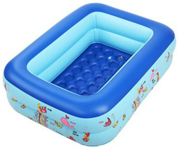 Бассейн надувной San Li Toys 123455, 130x90x40 см