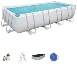 Бассейн каркасный Bestway Power Steel Rectangular 56466, 549x274x122 см