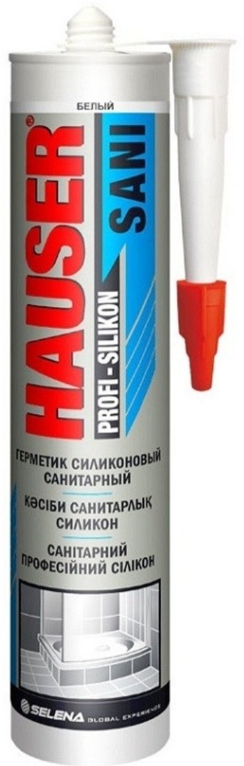 Герметик HAUSER Sani, цвет белый 260 мл купить,NaN