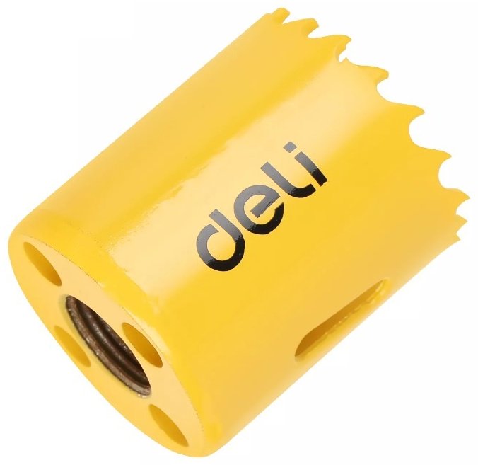 Коронка DELI EDH-SKK046-E1 биметаллическая D 46 мм, 1 шт