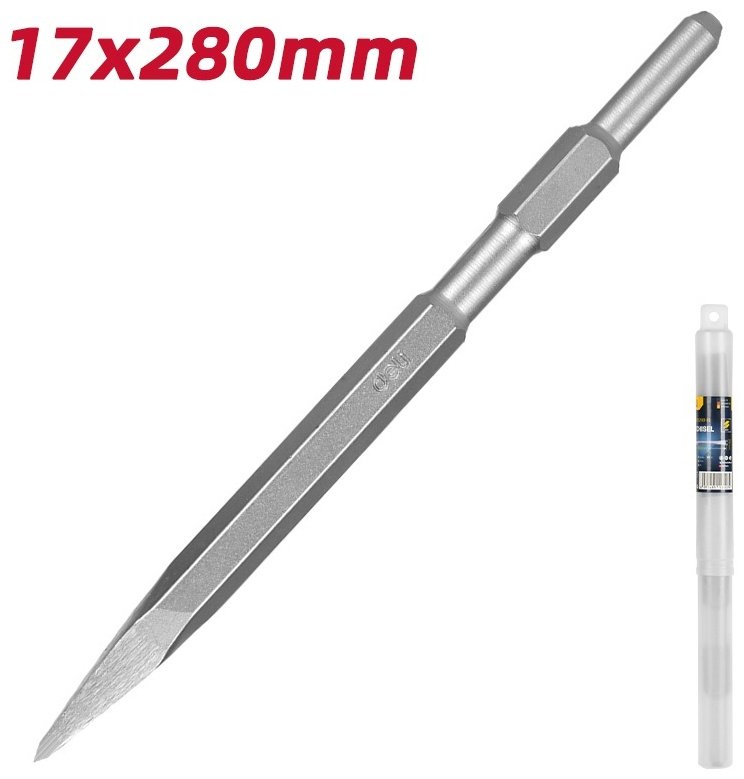 DELI долото EDH-HJZ017-E1 (SDS-hex, 17х170х280 мм) 1 шт купить,NaN