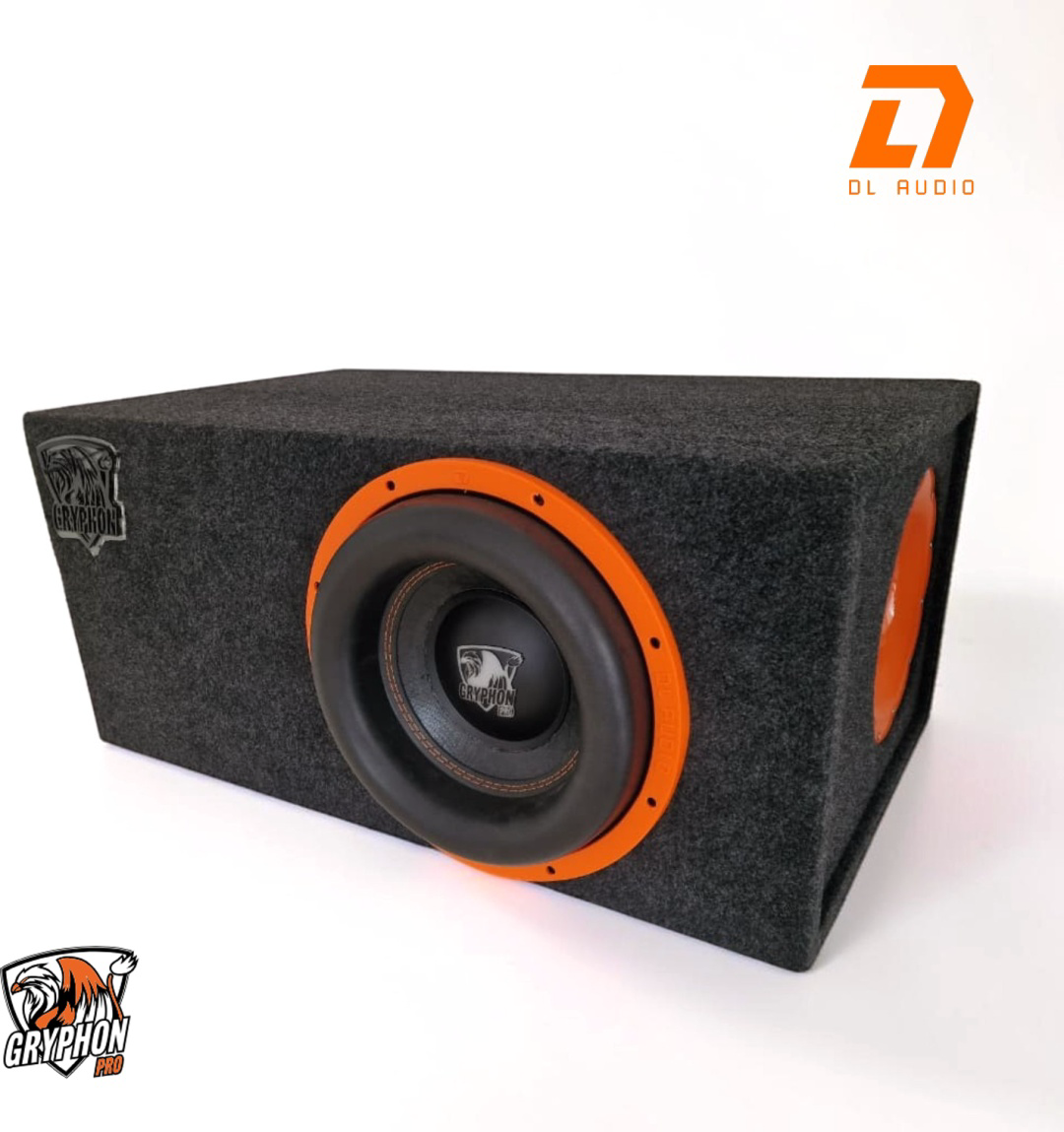 Сабвуфер DL Audio Gryphon PRO 12 V3 в корпусе с усилителем Barracuda 1.900
