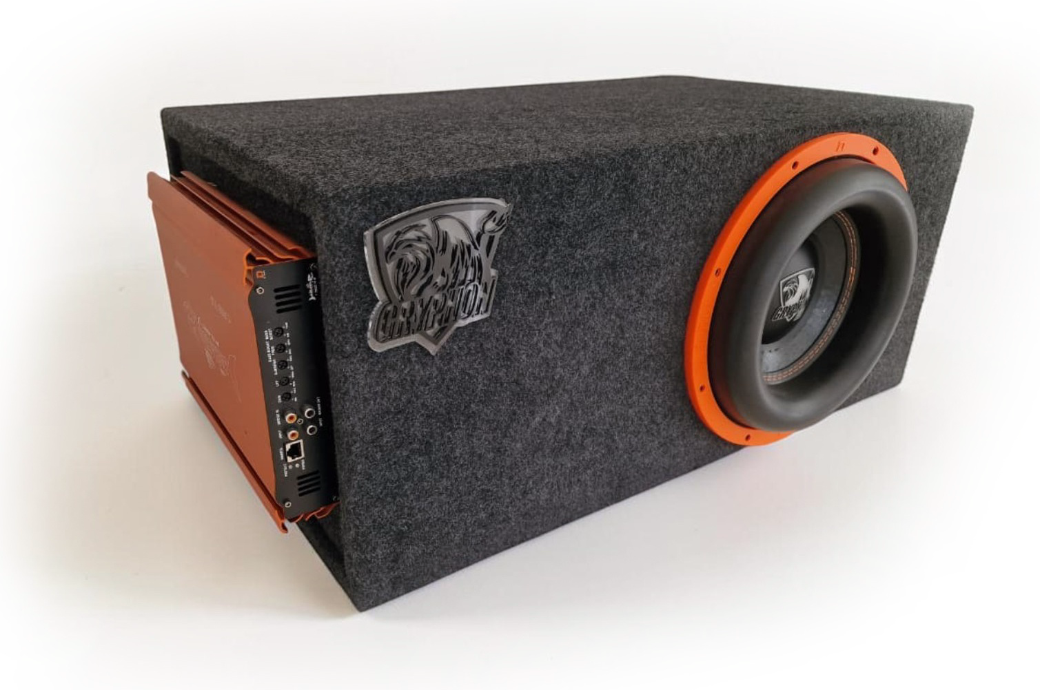 Сабвуфер DL Audio Gryphon PRO 12 V3 в корпусе с усилителем Barracuda 1.900