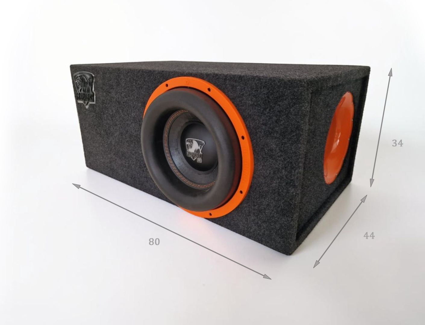 Сабвуфер DL Audio Gryphon PRO 12 V3 в корпусе с усилителем Barracuda 1.900