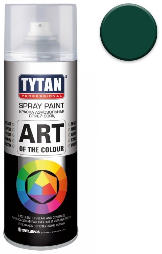 TYTAN краска Art Of The Colour зеленый темно-зеленый 400 мл купить,NaN