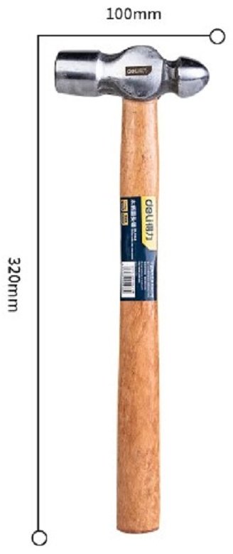 DELI молоток рихтовочный DL5168 0.68 кг