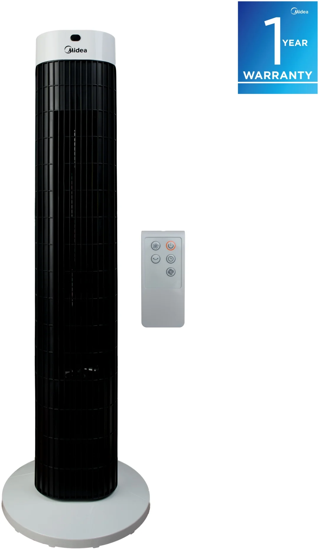 Вентилятор Midea FS4551 черно-белый купить,0
