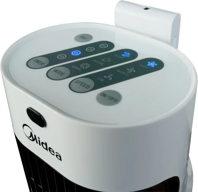 Вентилятор Midea FS4551 черно-белый купить,0