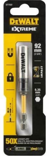 Удлинитель прямой 1/4 DeWALT DT7522, 1 шт
