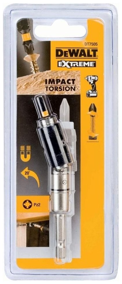 Удлинитель шарнирный 1/4 DeWALT DT7505, 1 шт